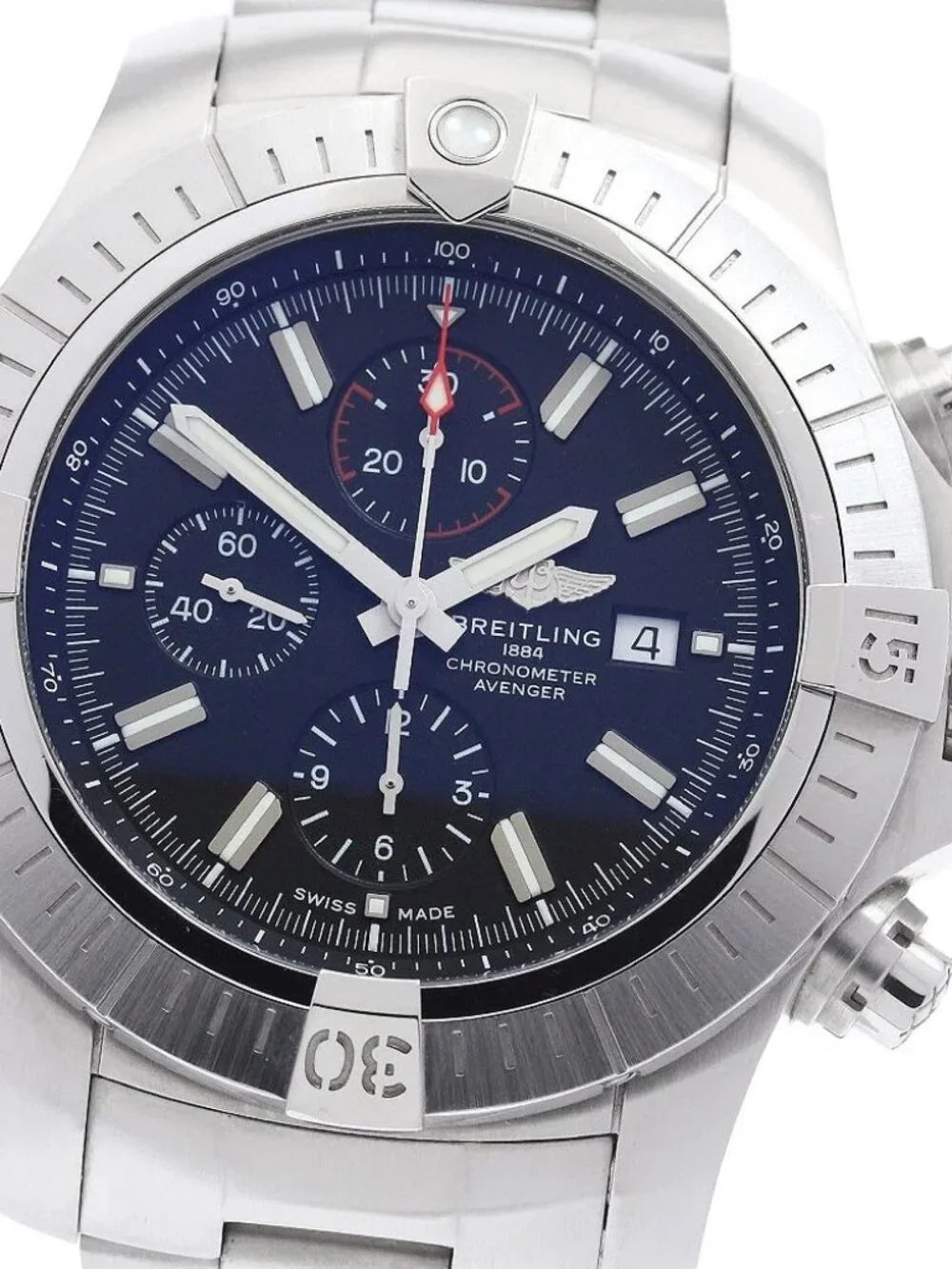 BREITLING Super Avenger Chronograph 48 A13375 Date Automatic Men's Watch_968018
